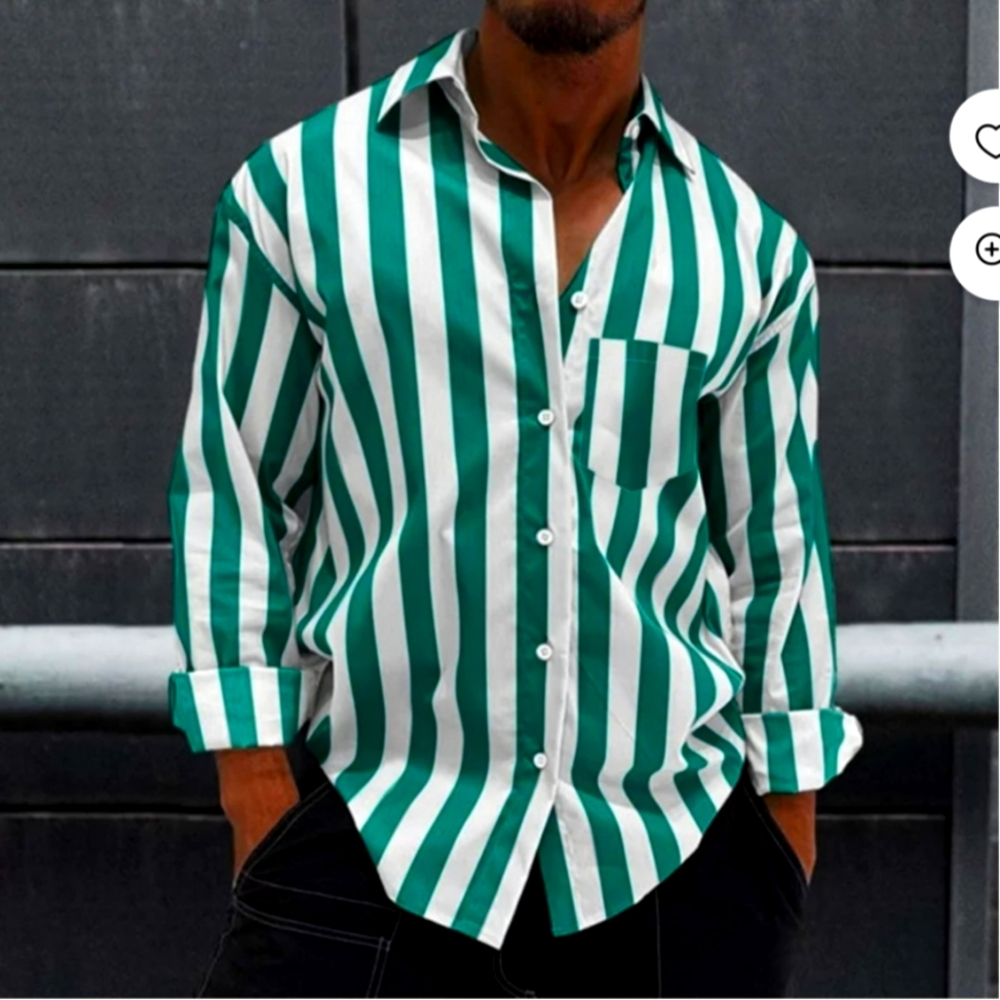 Men's shirt in green